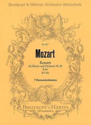 Mozart, W: Klavierkonzert 18 B-dur KV 456
