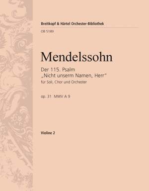 Mendelssohn: Der 115. Psalm op. 31