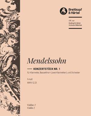 Mendelssohn: Konzertstück 1 f-moll op. 113