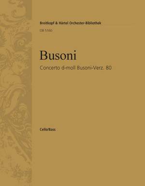 Busoni: Concerto d-moll Busoni-Ver. 80