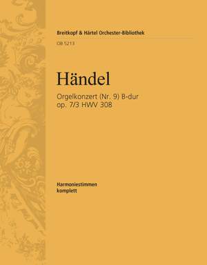 Händel, G: Orgelkonz. B-dur op.7/3 HWV308