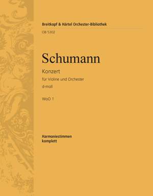 Schumann, R: Konzert für Violine und Orchester d-moll WoO 1