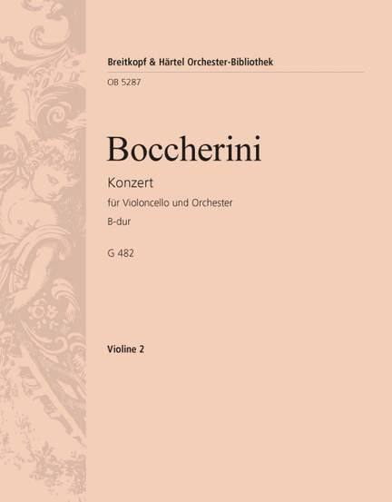 Boccherini: Violoncellokonzert B-dur