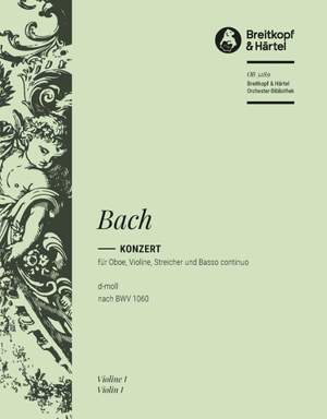 Bach, JS: Konzert d-moll nach BWV 1060