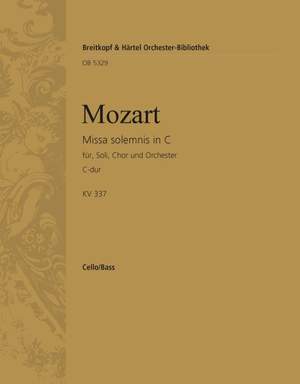 Mozart: Missa solemnis in C KV 337