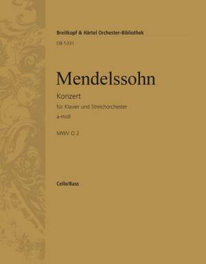 Mendelssohn: Klavierkonzert a-moll
