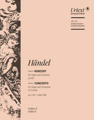Händel: Orgelkonzert g-moll op.4/1 HWV289