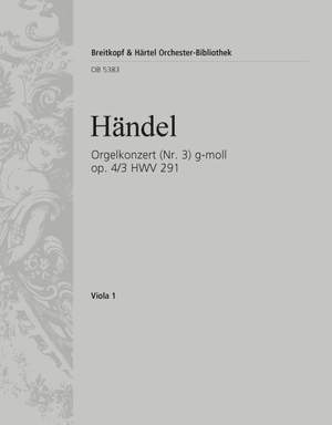 Händel: Orgelkonzert op. 4/3 HWV 291