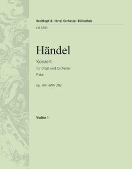 Händel: Orgelkonzert F op. 4/4 HWV 292