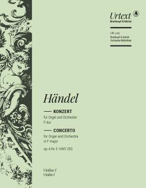 Händel: Orgelkonzert F-dur op.4/5 HWV 293