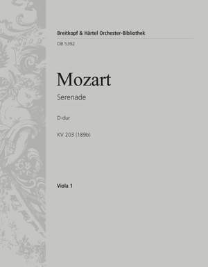 Mozart: Serenade D-dur KV 203(189b)