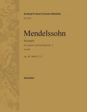 Mendelssohn: Klavierkonzert Nr. 2 op. 40
