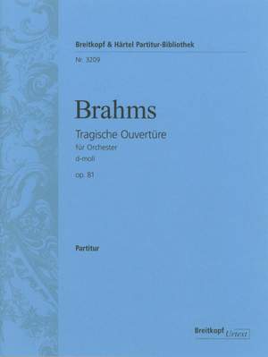 Brahms: Tragische Ouverture op. 81
