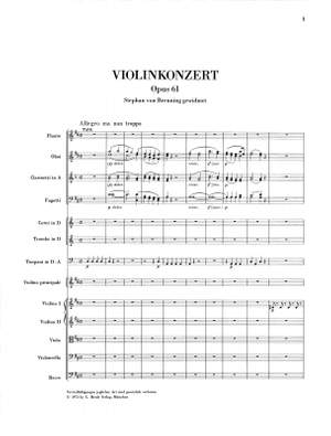 Beethoven: Violinkonzert D-dur op. 61