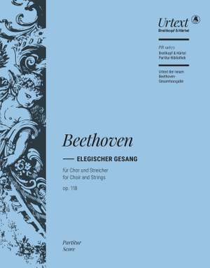Beethoven, L: Elegischer Gesang op. 118