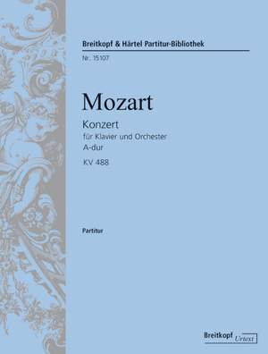 Mozart, W: Klavierkonzert 23 A-dur KV 488