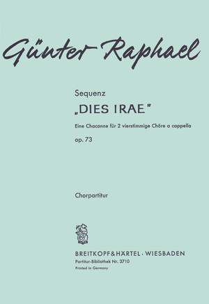 Raphael, G: Sequenz "Dies Irae" op. 73