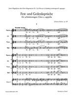 Brahms: Fest-und Gedenksprüche op. 109 Product Image