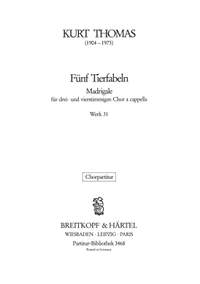 Thomas, K: Fünf Tierfabeln Wk 31