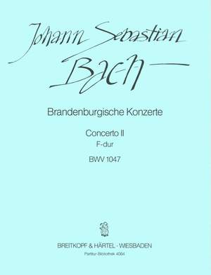 Bach, JS: Brandenburg. Konz. 2 F BWV1047