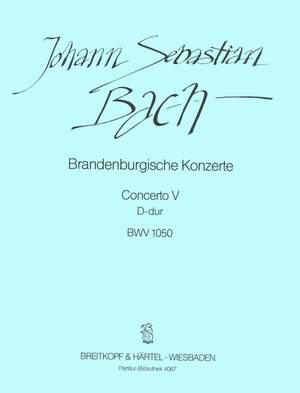 Bach, JS: Brandenburg. Konz. 5 D BWV1050