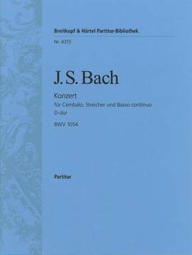Bach, JS: Cembalokonzert D-dur BWV 1054