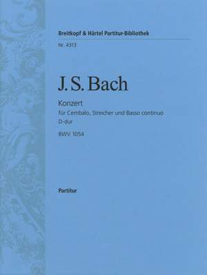 Bach, JS: Cembalokonzert D-dur BWV 1054