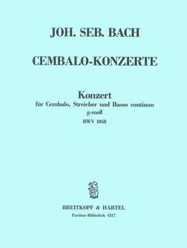 Bach, JS: Cembalokonzert g-moll BWV 1058