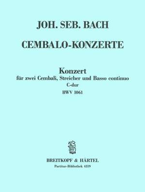 Bach, JS: Cembalokonzert C-dur BWV 1061