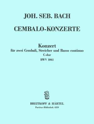 Bach, JS: Cembalokonzert C-dur BWV 1061