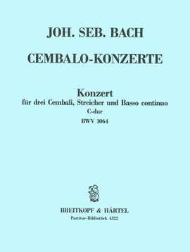 Bach, JS: Cembalokonzert C-dur BWV 1064