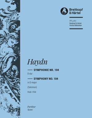 Haydn: Symphonie D-Dur Hob I:104