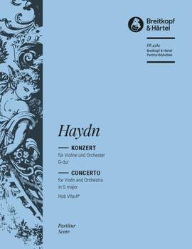 Haydn: Violinkonzert G-dur Hob VIIa:4