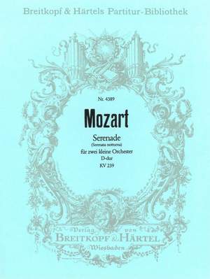 Mozart: Serenade D-dur KV 239