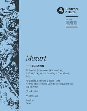 Mozart: Serenade B-dur KV 361 (Gran Partita)