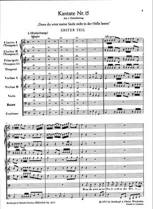 Bach, JS: Kantate 15 Denn du wirst