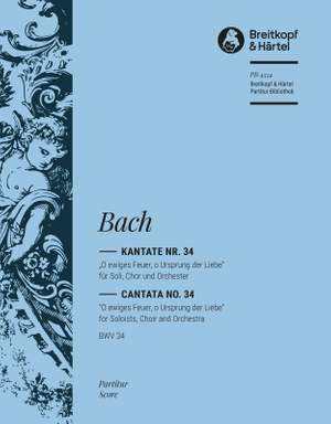 Bach, JS: Kantate 34 O ewiges Feuer, O
