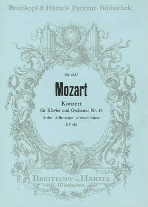 Mozart: Klavierkonzert 15 B-dur KV 450