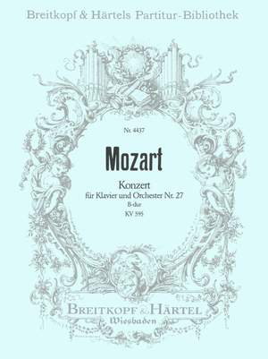 Mozart: Klavierkonzert 27 B-dur KV 595