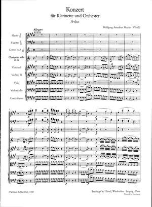 Mozart: Klarinettenkonzert A-dur KV622