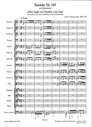 Bach, JS: Kantate 149 Man singet mit