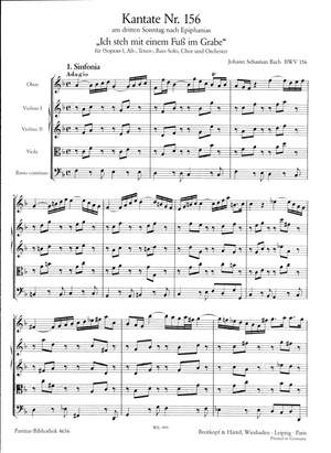 Bach, JS: Kantate 156 Ich steh mit einem