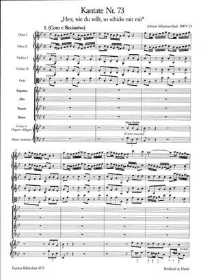 Bach, JS: Kantate 73 Herr, wie du willst