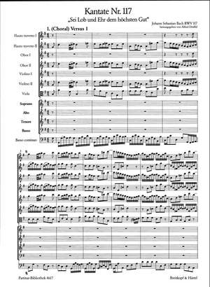 Bach, JS: Kantate 117 Sei Lob und Ehr