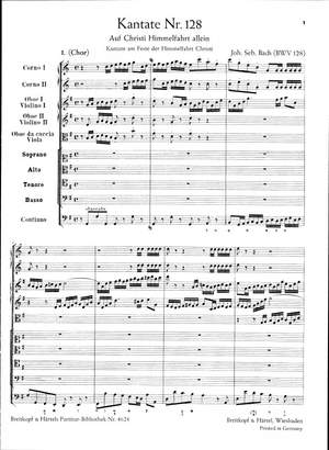 Bach, JS: Kantate 128 Auf Christi Himmel