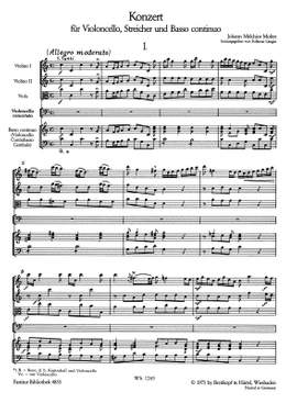 Molter: Violoncellokonzert C-dur