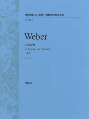 Weber: Fagottkonzert F-dur op. 75