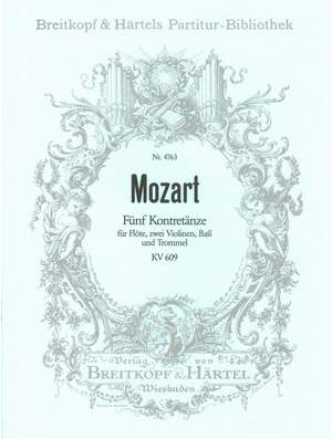 Mozart: Fünf Kontretänze KV 609