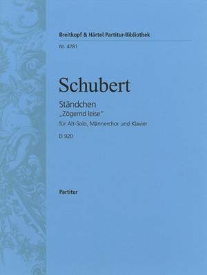 Schubert: Ständchen"Zögernd Leise" D 920