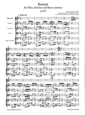Bach, JS: Oboenkonzert nach BWV 1056,156